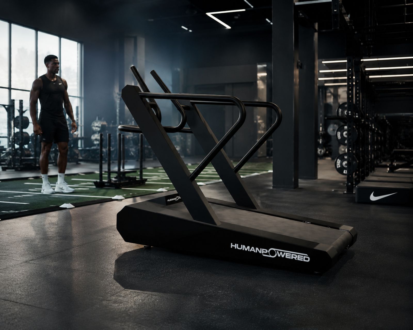 The Brute — Intelligent Commercial Treadmill in a Performance Gym